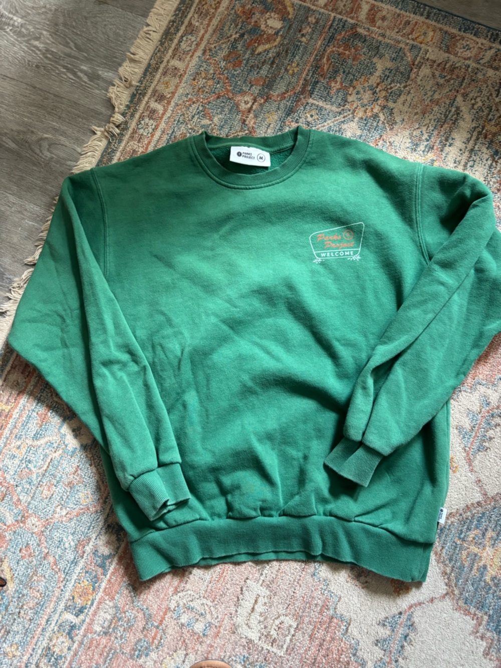 Parks project national parks graphic crewneck sweatshirt size medium